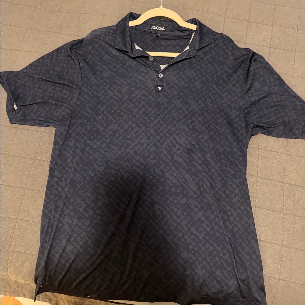 Men's Blue Golf Polo Shirt - Bad Birdie